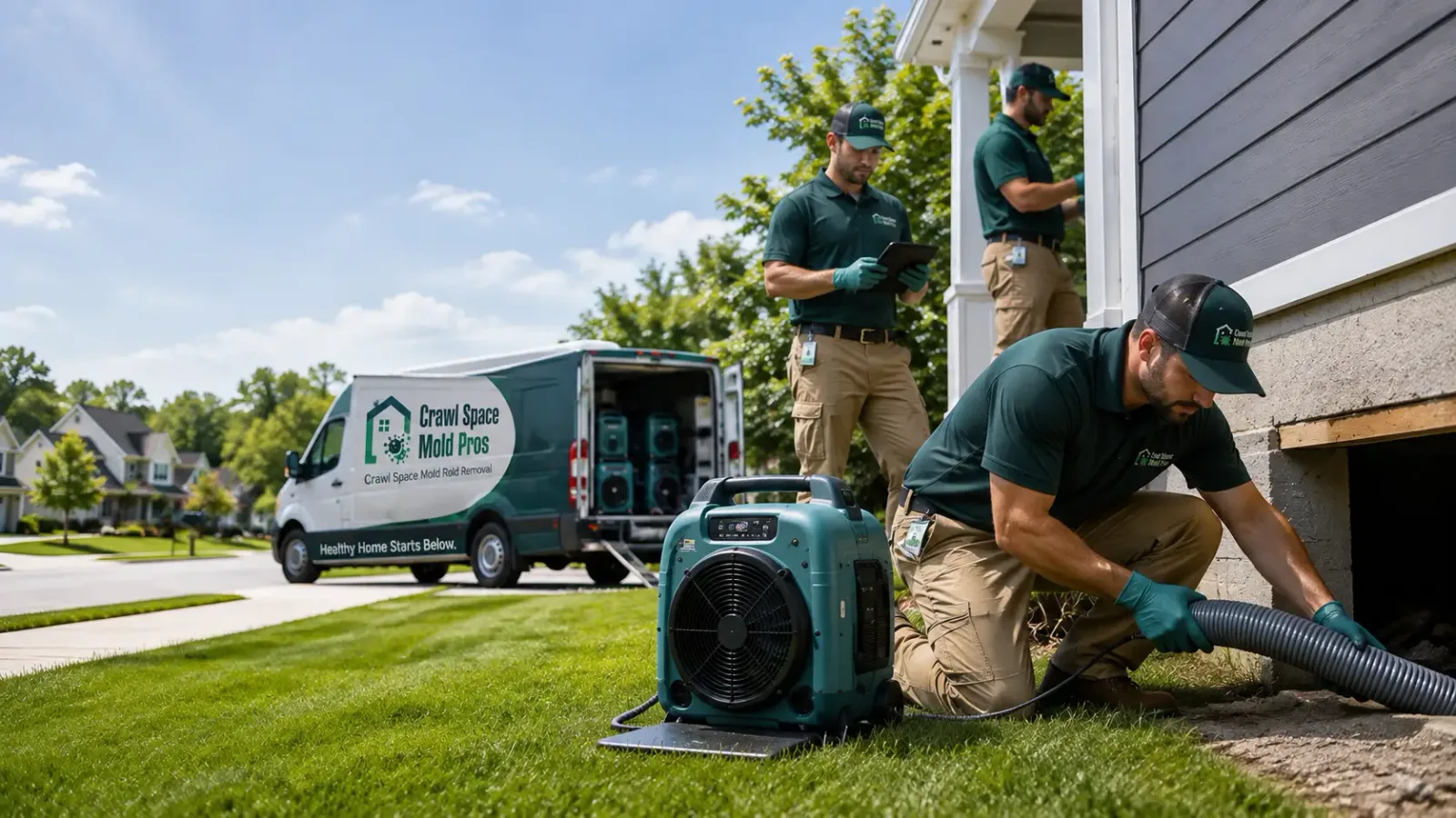 Crawl Space Mold Removal in Oquawka, IL